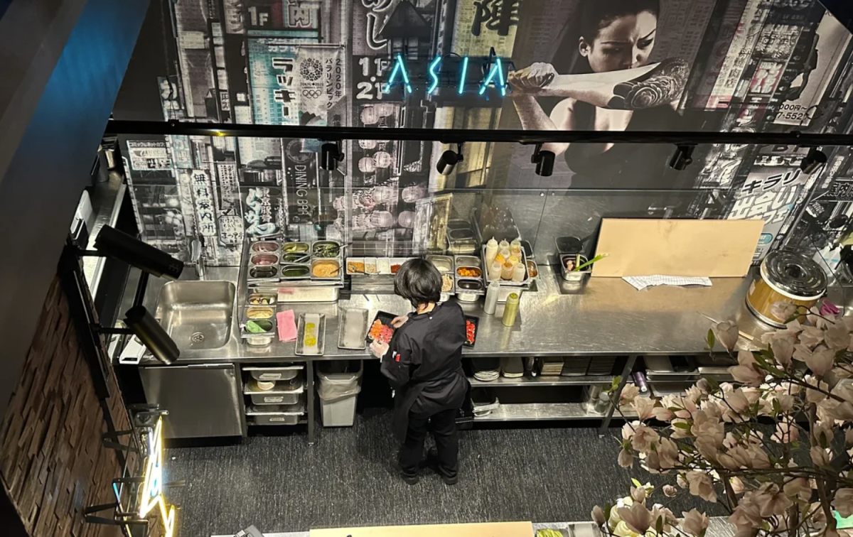 Mat lages på restaurant ASIA på Aker brygge