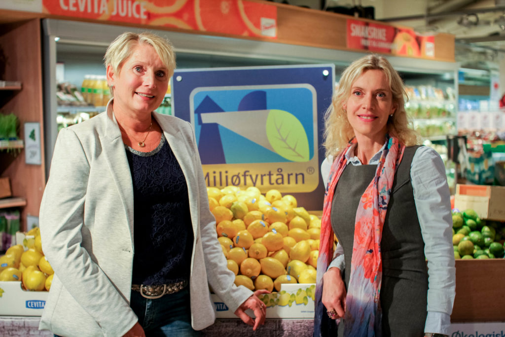 Miljofyrtarn og BAMA i butikk