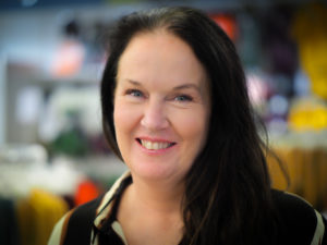 Nærbilde av dameansikt