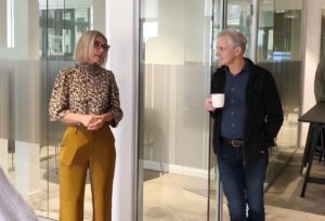 Jonas Gahr Støre på besøk hos Stiftelsen Miljøfyrtårn