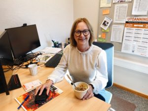 Wenche Køso, administrasjonsansvarlig på Ål Videregående skole.